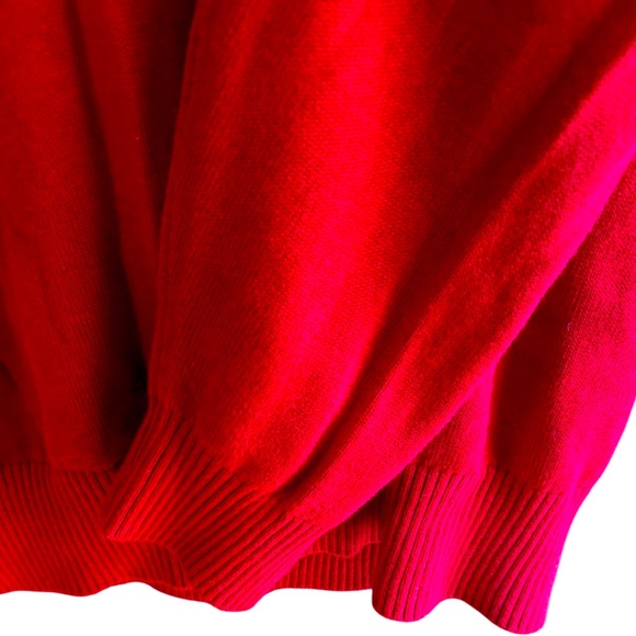 INSERCH red turtleneck sweater Sz L - Picture 3 of 7
